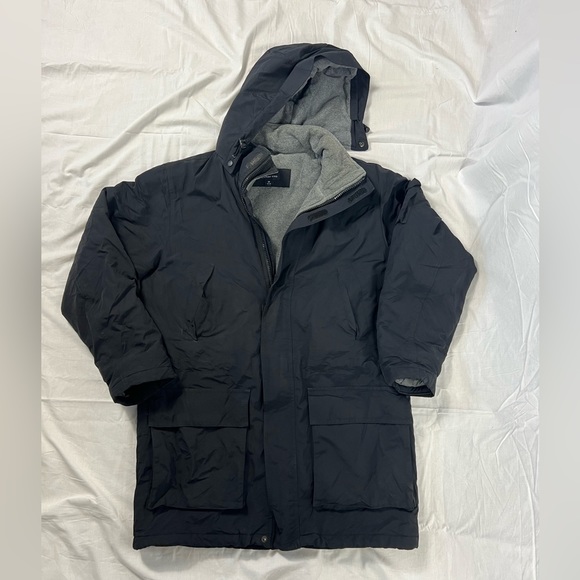 Lands' End Jackets & Coats Mens Long Lands End Hooded Parka Coat